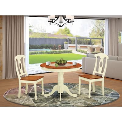 Dining Set for 2 - Kitchen Table with 2 Chairs - Small Bistro Set
