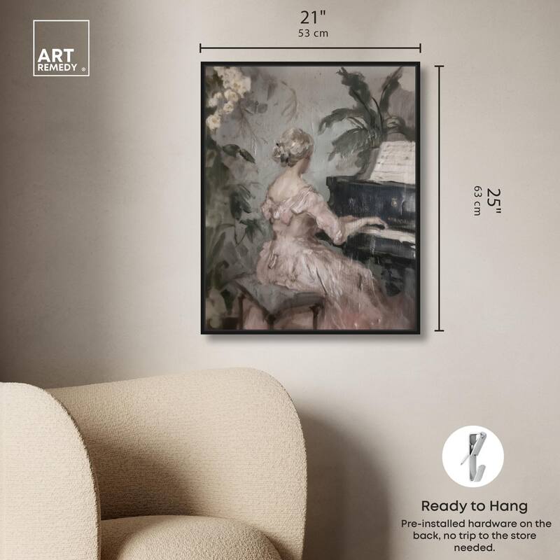 Soft Music Canvas by Art Remedy