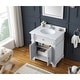 OVE Decors Barnsley 31 in. Dove Grey Single Sink Vanity with Cultured ...