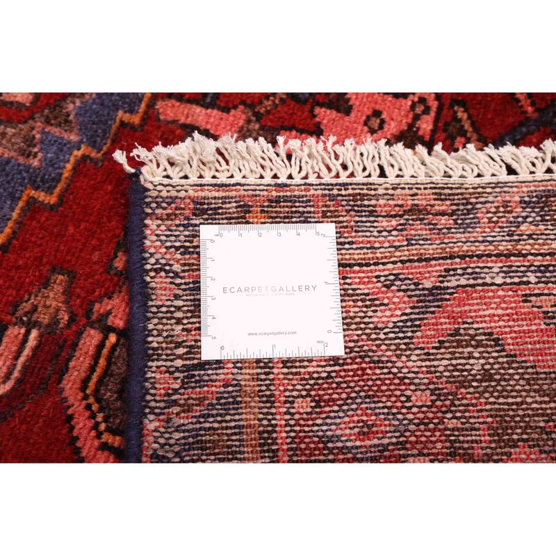 ECARPETGALLERY Hand-knotted Andelz Dark Red Wool Rug - 4'1 x 6'11