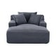 preview thumbnail 8 of 16, Cloudline Oversized Chaise Lounge Chair in Soft Corduroy, Cozy Sleeper Sofabed for Living Room, Bedroom, No Assembly Required