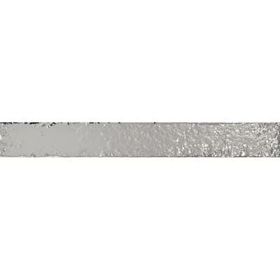 Valenza 2x16 Silver Metallic Ceramic Zellige Subway Wall Tile (10.76 sq ft/case) - 50 Pack