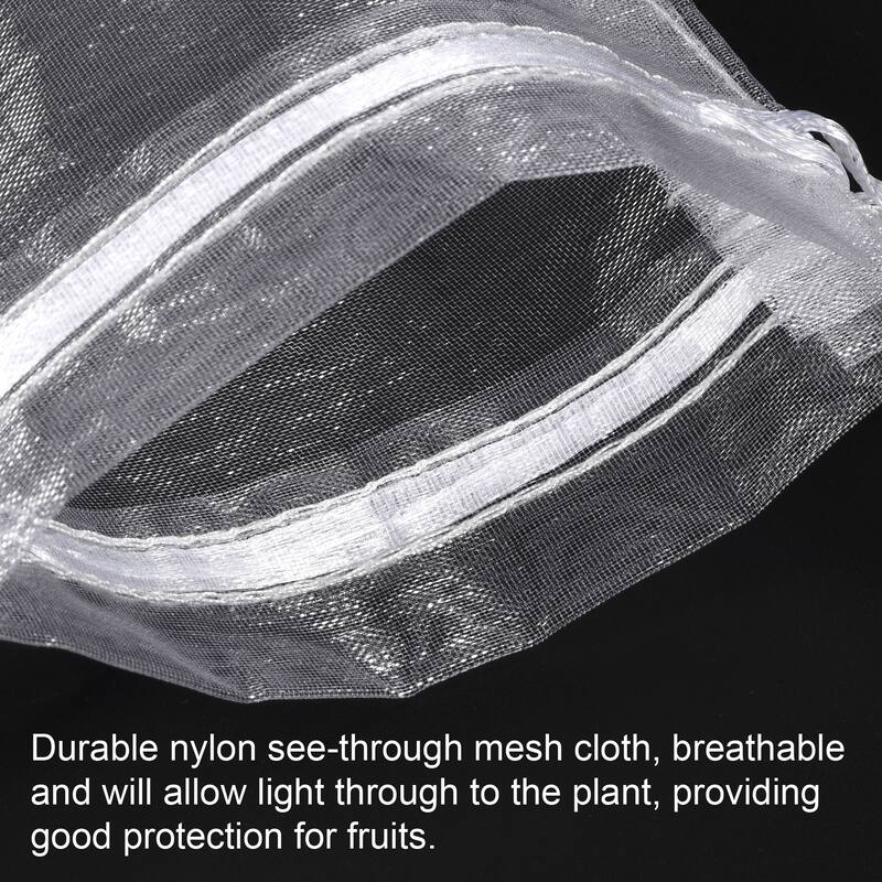 Fruit Protection Bags Nylon Fruit Netting Cover Bags 50 Pack