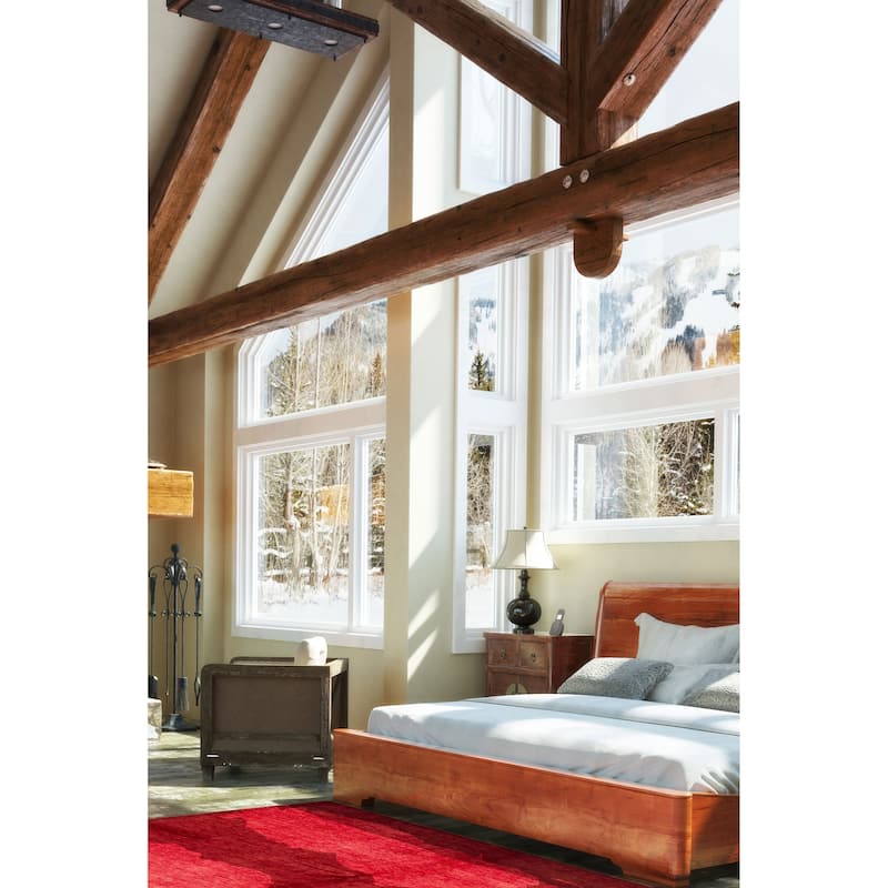 Pak Finest Gabbeh Red Rug 6'7" x 9'9" - 6'7 x 9'9