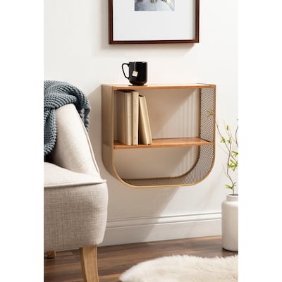 Kate and Laurel Urso Arch Tiered Shelf - 20x7x19