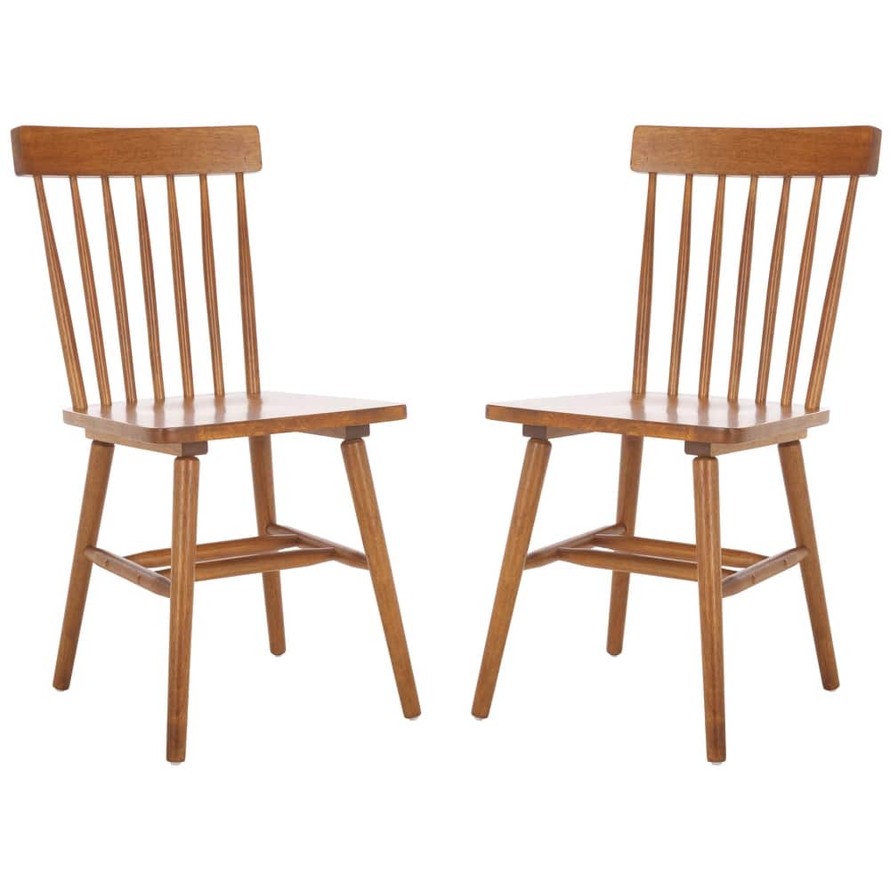 SAFAVIEH HOME Aziel Spindle Dining Chair (Set of 2) - 16"W x 20"D x 34"H