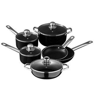 Bergner Tri-Ply 11 Piece Stainless Steel Cookware Set 