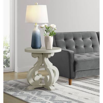 Picket House Furnishings Stanford End Table in White