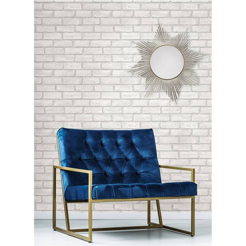 Scott Living District Brick White Self Adhesive Wallpaper