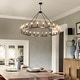 preview thumbnail 16 of 16, 54-inch Round Wagon Wheel 24-light Chandelier