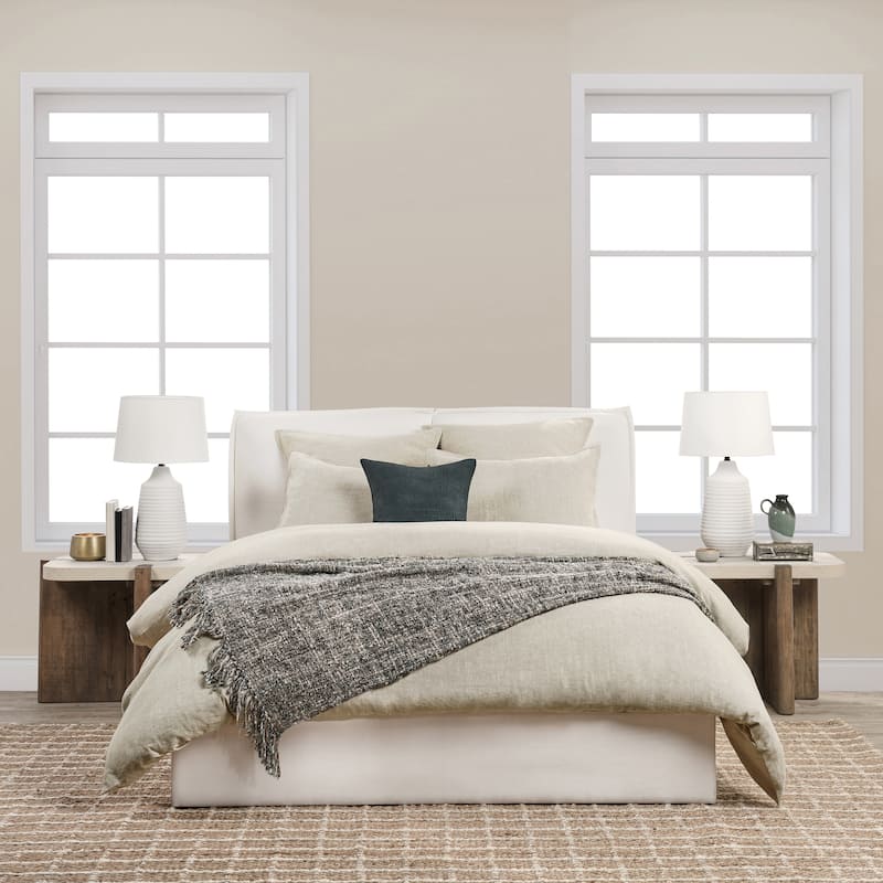 Villa by Classic Home Talia Cotton Linen Blend Duvet