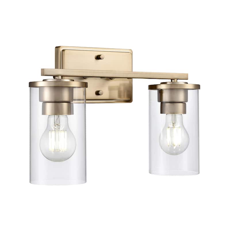 Millennium Lighting Verlana 2 Light 14" Wide Bathroom Vanity Light - Modern Gold