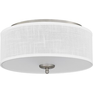 Blanche 3-Light Brushed Nickel Flush Mount Light