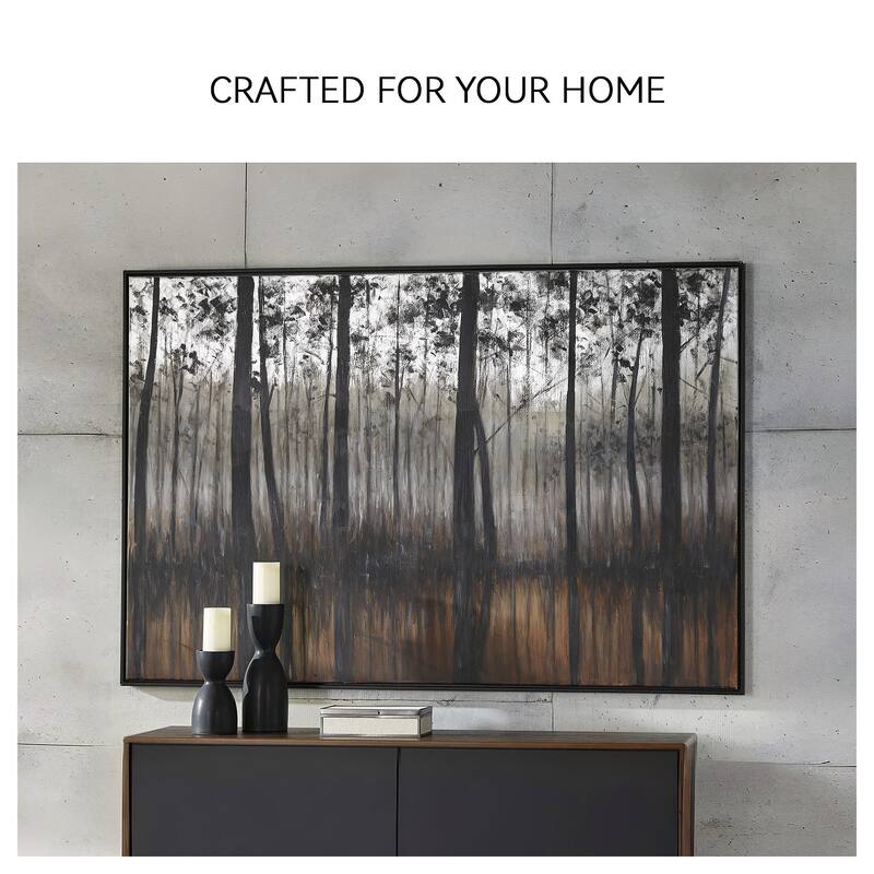 Philyra Silver Tinted Tree Wall Art