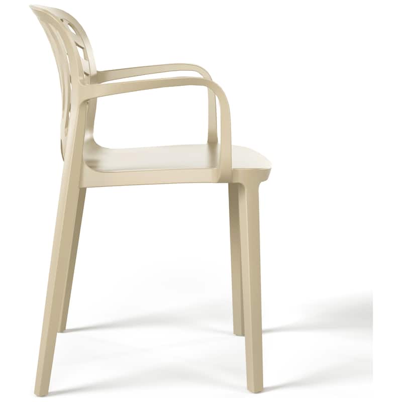 Frond and Form Outdoor Stacking Dining Armchair (Set of 2)