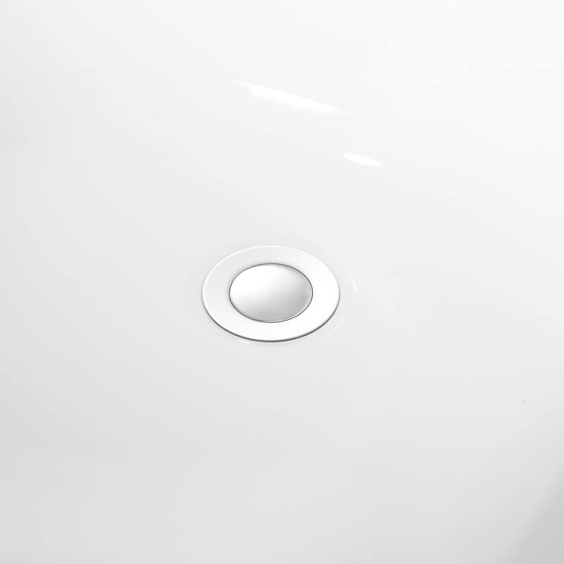 Ove Decors Rachel Freestanding 70 in Bathtub with Athena Faucet