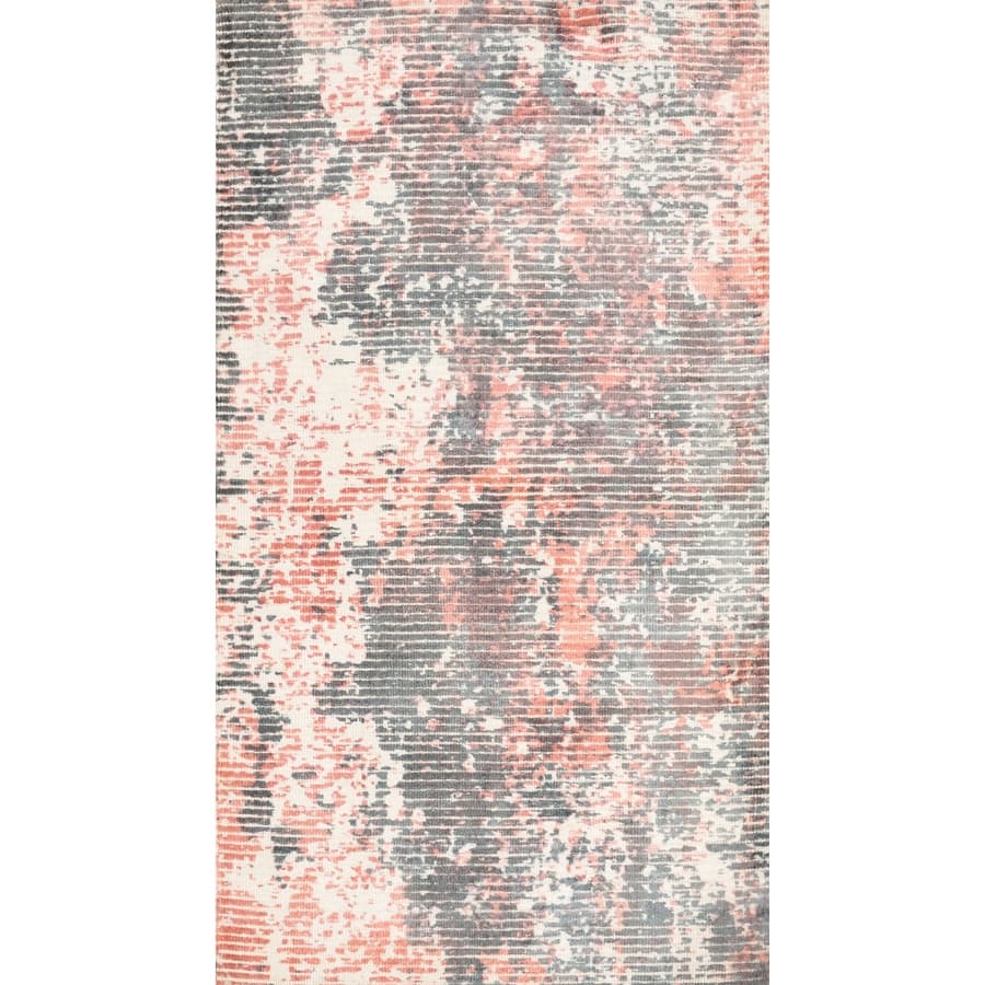 Hand Knotted Oriental Viscose Silk Carpet Modern Abstract Multi-Colored Abstract Area Rug - 4' 0'' X 2' 0''