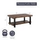 preview thumbnail 3 of 11, Pomona 2-Tier 42-Inch Rectangular Coffee Table