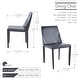 preview thumbnail 25 of 38, Porthos Home Fei Dining Chairs Set of 2, Bridle Leather and Steel