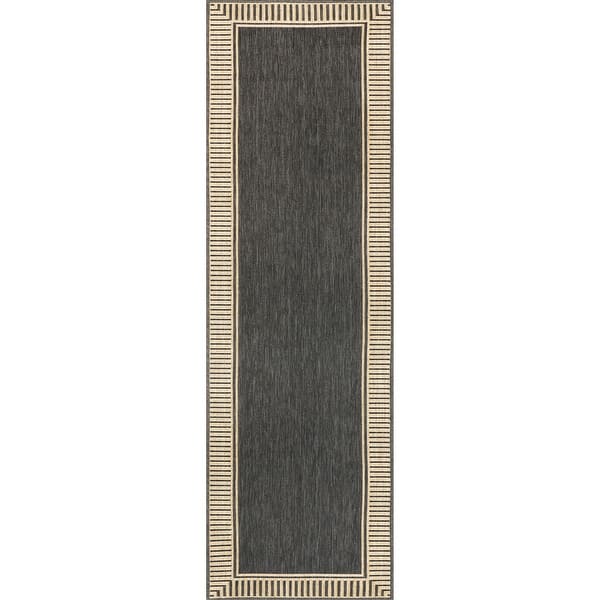dimension image slide 4 of 17, Nuloom Leah Classic Bordered Indoor/Outdoor Area Rug