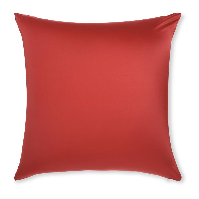 Throw Pillow Cozy Soft Microbead Maroon: 1 Pc - | 16 x 16 |