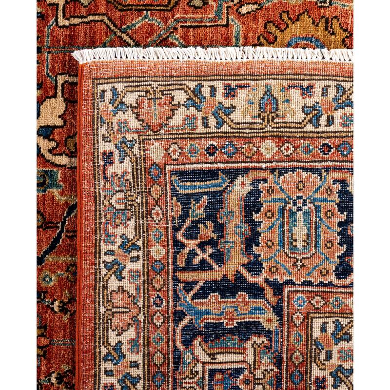 Serapi One-of-a-Kind Hand-Knotted Area Rug - Red - 9' 2" x 12' 2"