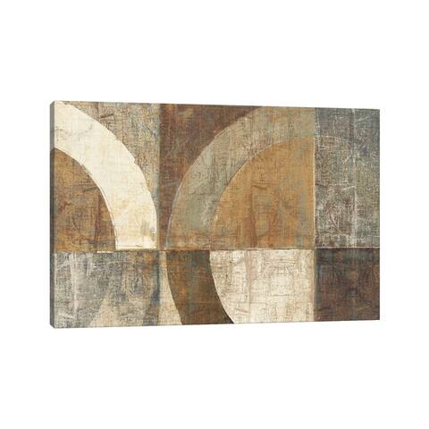 iCanvas "Circular Sculpture" by Wild Apple Portfolio Canvas Print