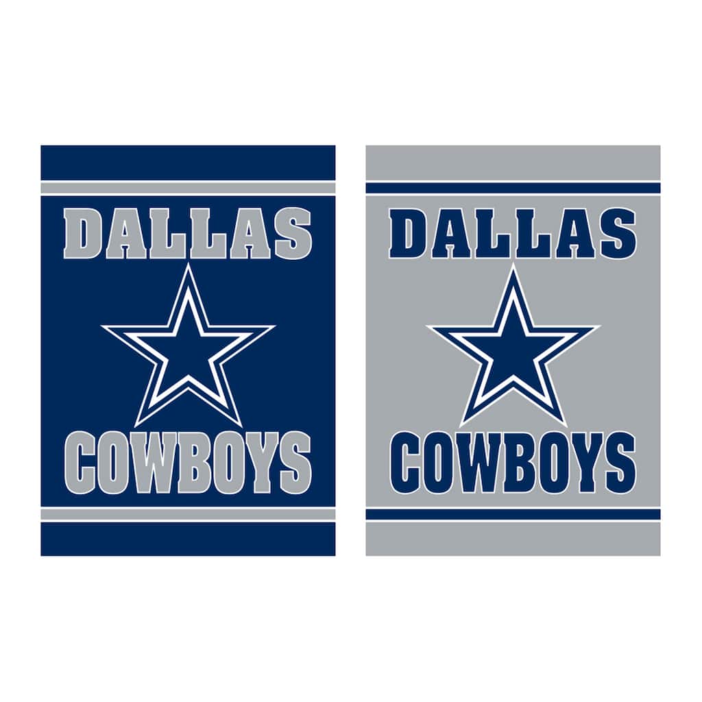 Embossed Suede Flag, House Size, Dallas Cowboys