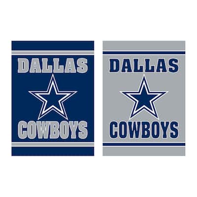 Embossed Suede Flag, Garden Size, Dallas Cowboys