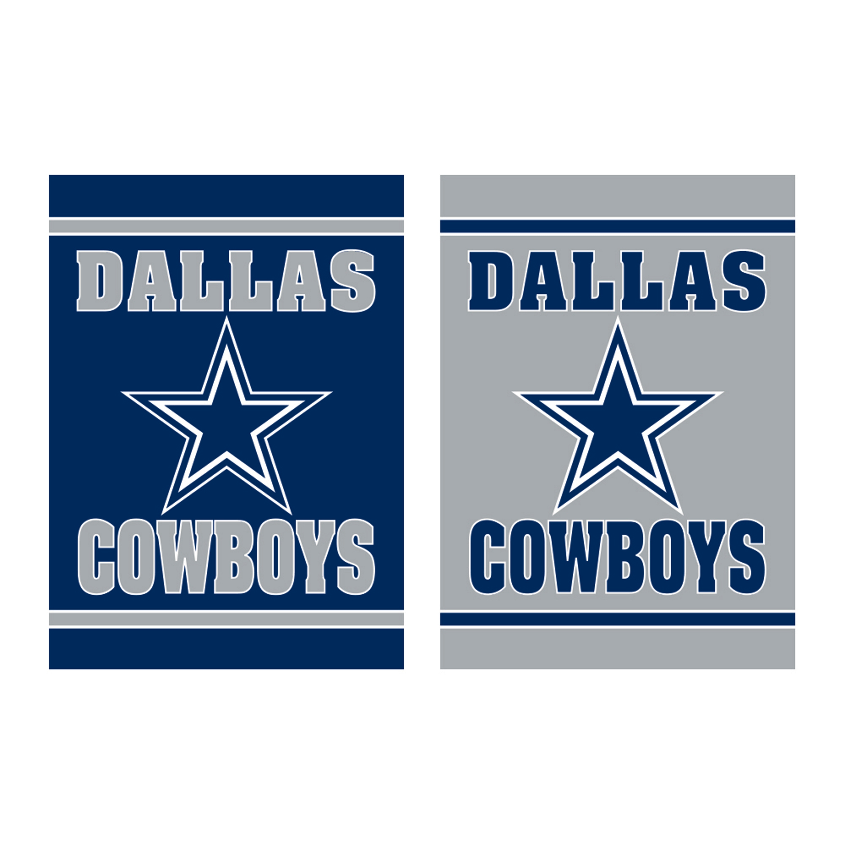 Embossed Suede Flag, Garden Size, Dallas Cowboys