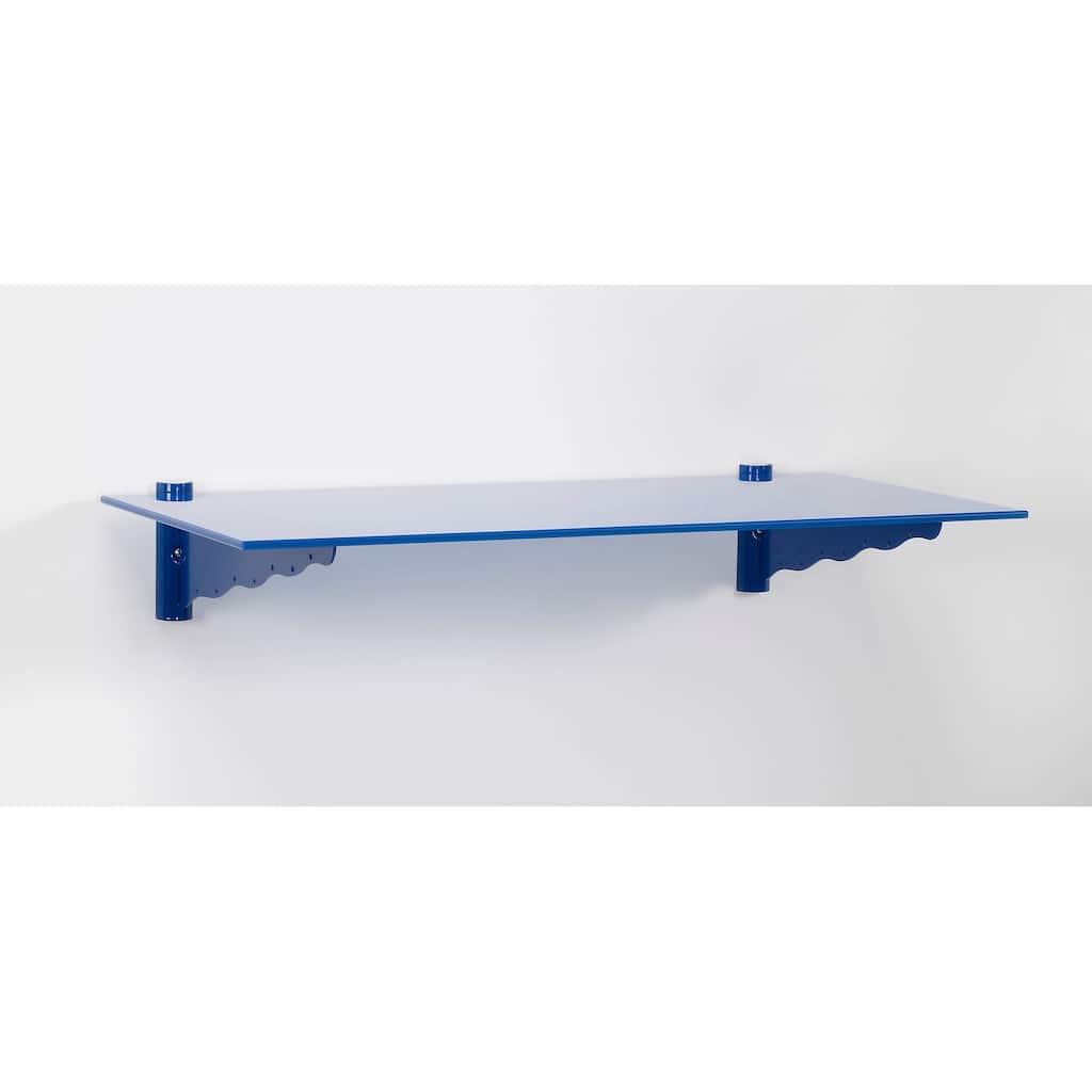 Wallscapes Puzzle Shelf Kit - Blue Glass with Bracket