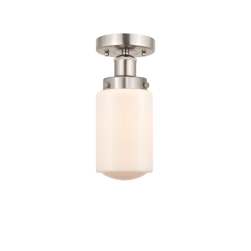 Innovations Lighting Edison Dover - 1 Light 7" Semi-Flush Mount