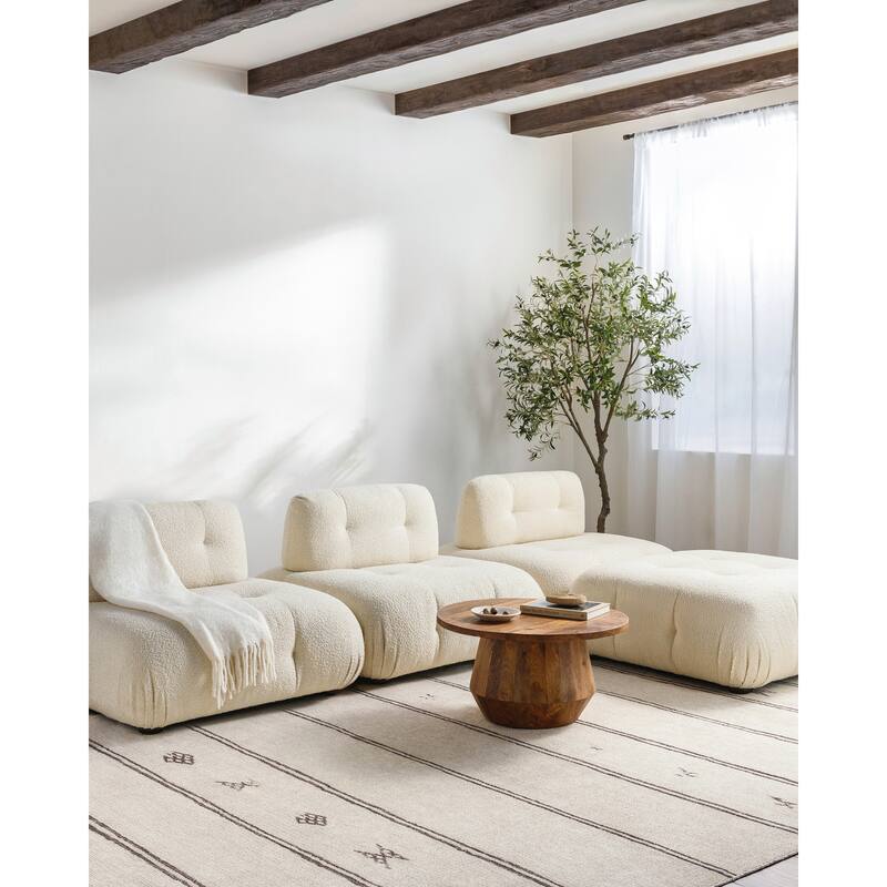 Becki Owens x Livabliss Rivi Area Rug - Light Grey - 2' 7" x 7' 3"
