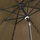Ainfox 10ft Patio Umbrella with Lights Outdoor Solar Umbrella