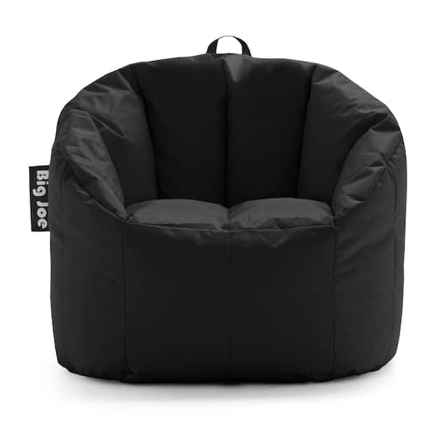Big Joe Milano Bean Bag Chair, Multiple Colors - Black - Medium