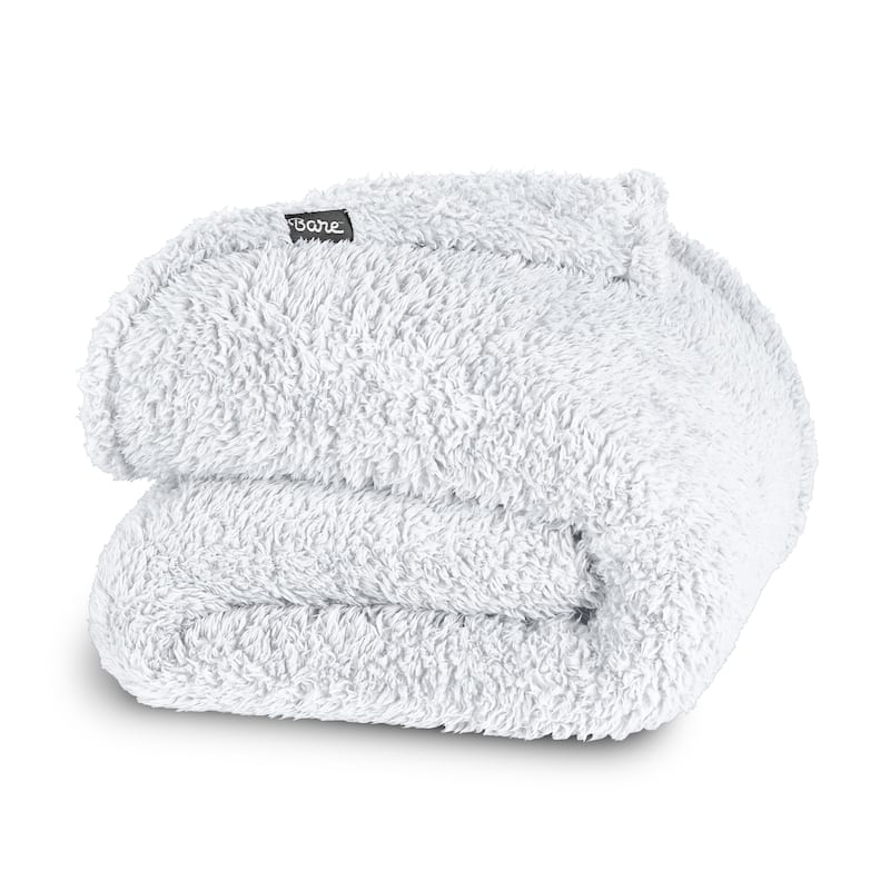 Faux Shearling Blanket - Twin/Twin XL - White - Solid