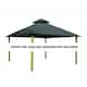 14 ft. sq. ACACIA Gazebo Roof Framing and Mounting Kit - 14X14 - Cadet Grey
