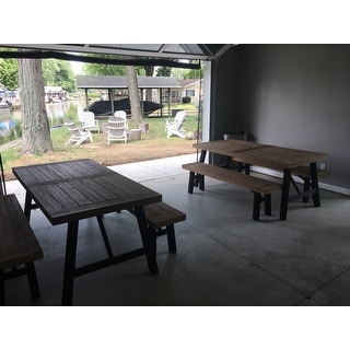 Boracay Outdoor 3-piece Picnic Dining Set by Christopher Knight Home