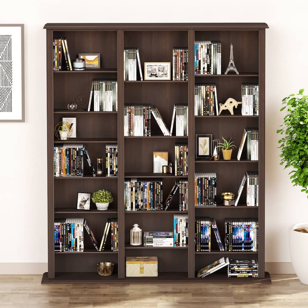 Prepac Everett Espresso Barrister Media Storage Cabinet