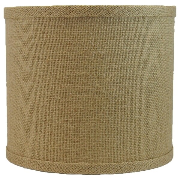 Classic Burlap Drum Lampshade