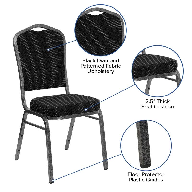 Crown Back Stacking Banquet Chair