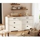 preview thumbnail 8 of 71, WAMPAT Mid Century Modern Dresser, 31.9" Tall Storage Cabinet with Drawers