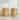 Walker Edison Modern Solid Oak Wood Round Side Tables with Storage (Set of 2)