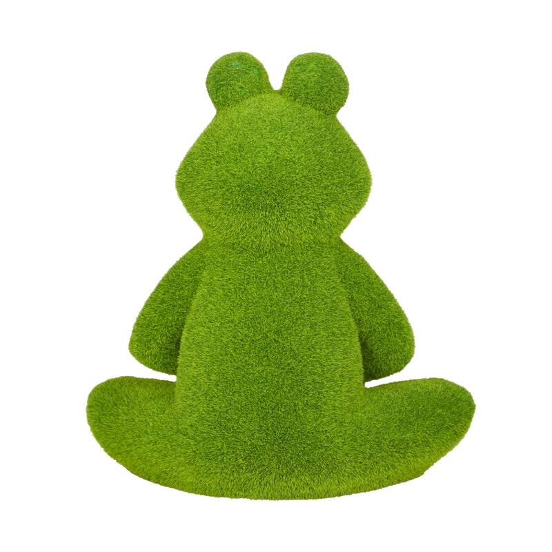 Green MGO Eclectic Frog Garden Sculpture