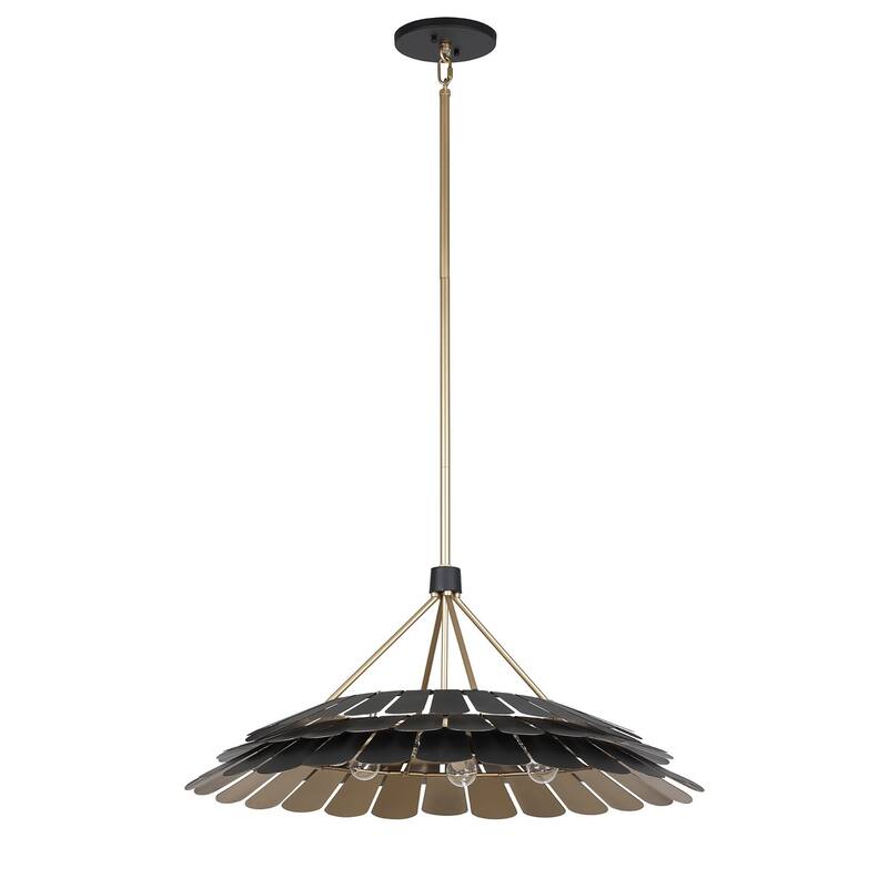 Turaco 6-Light Pendant in Midnight - Midnight
