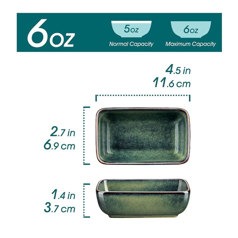 vancasso Stern Series Reactive Glaze Stoneware Plates Set