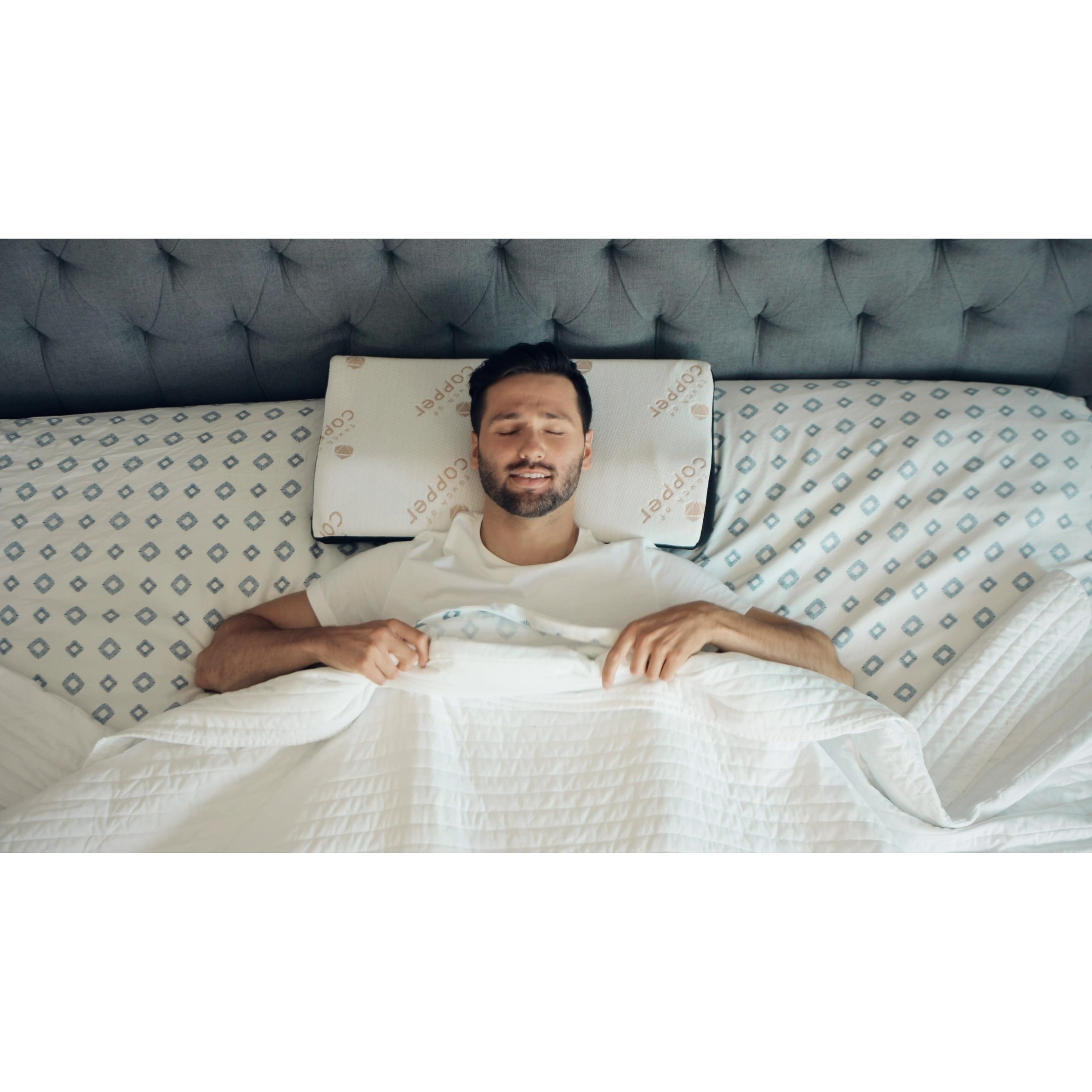Bed bath and top beyond copper pillow