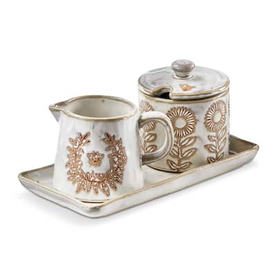 Lavender & Honey Cream & Sugar, Set of 3