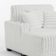 preview thumbnail 42 of 53, 41.7" W Upholstered Plush Corduroy Chaise Lounge with Pillows