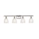 Option Brushed Satin Nickel / White